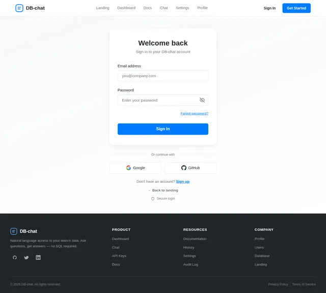 Login