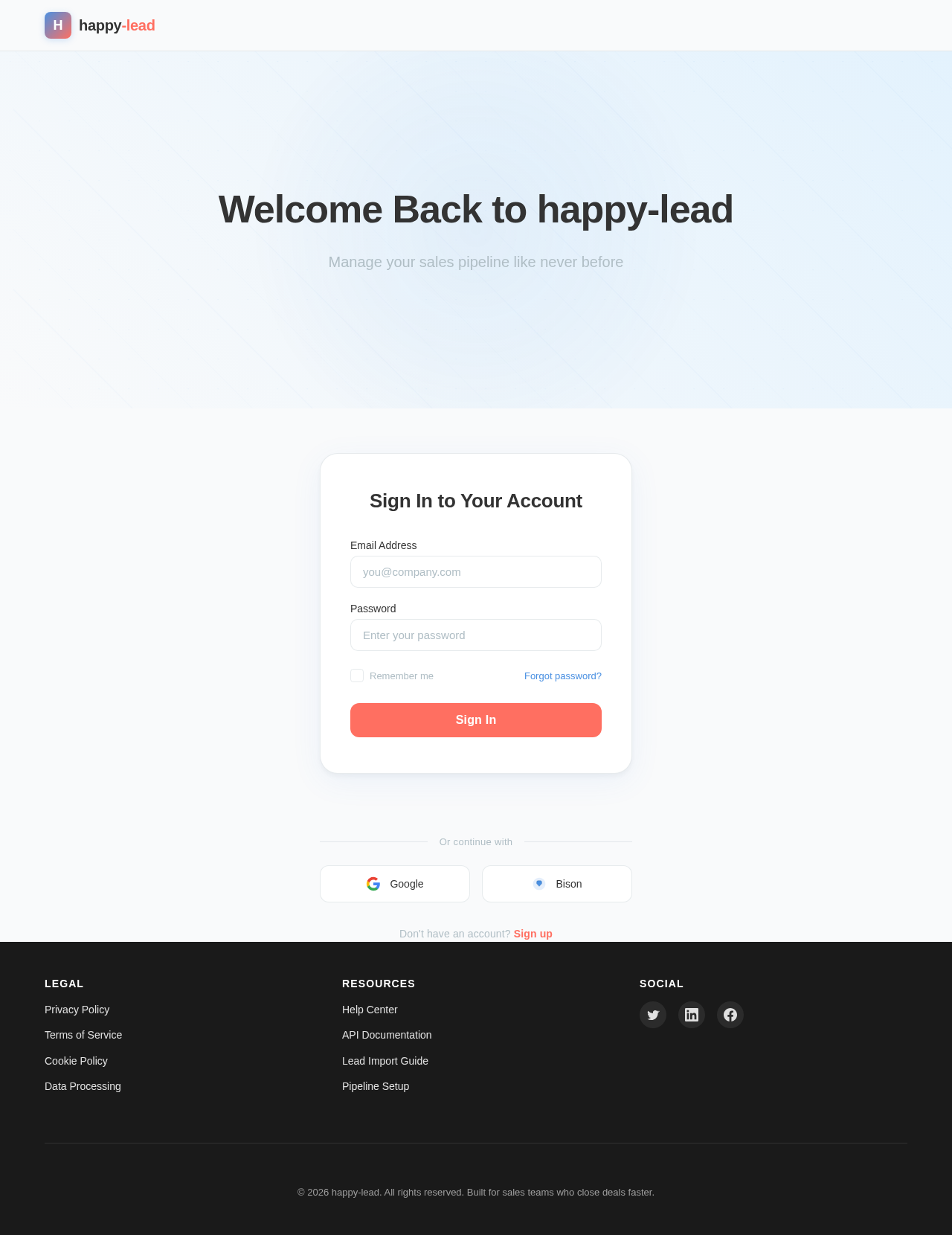 Login design preview