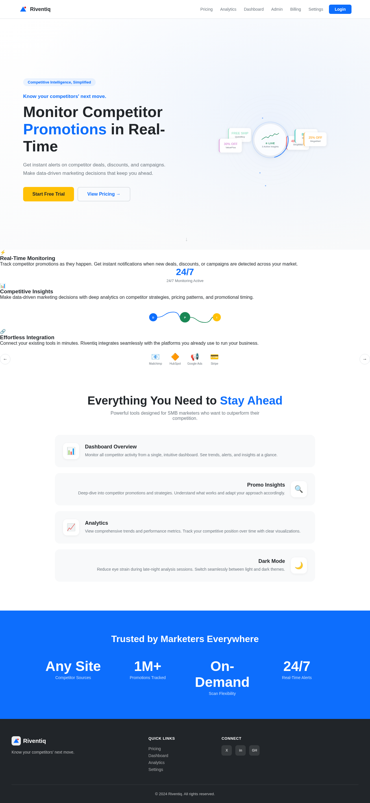 Landing design preview