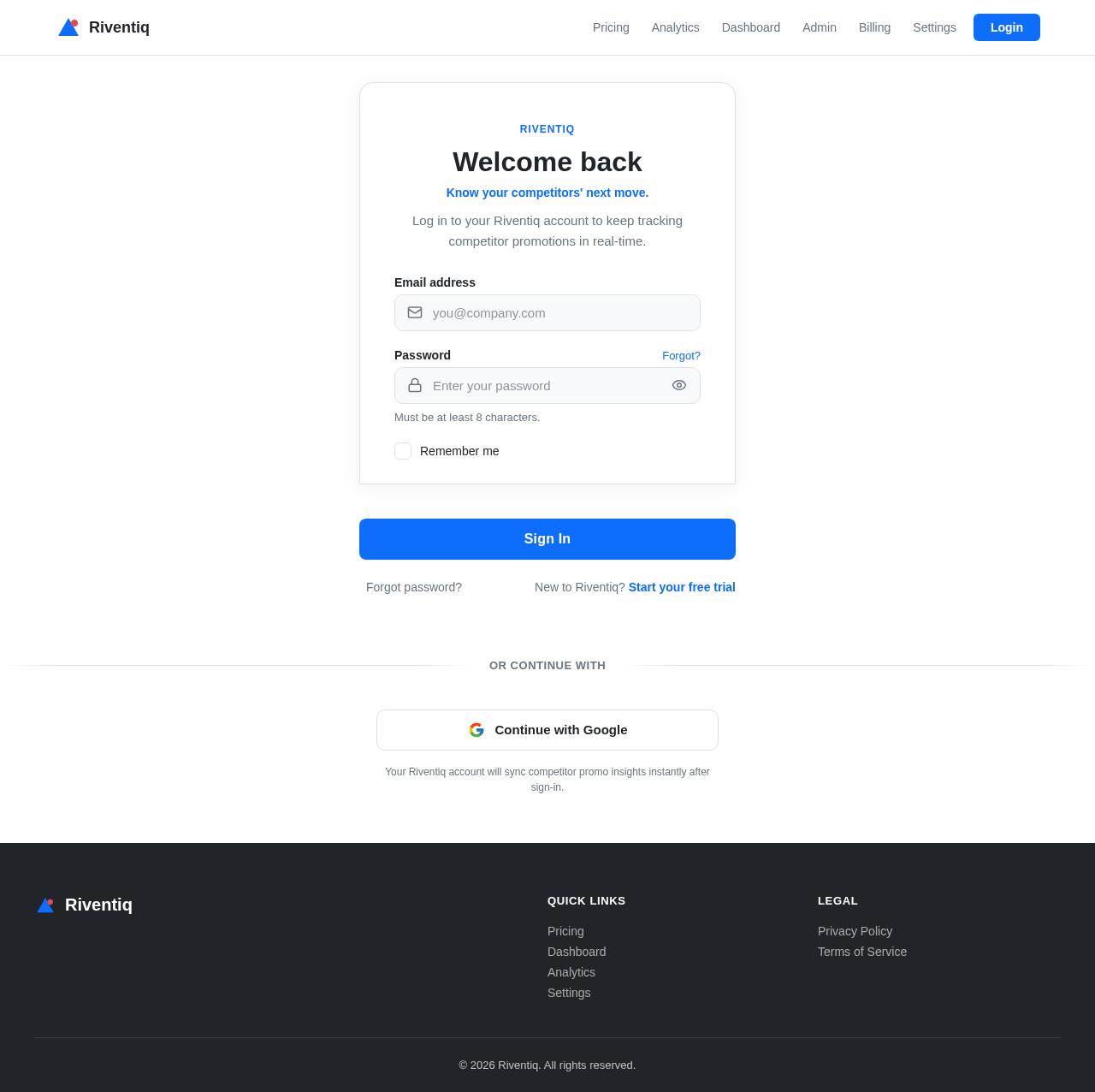 Login design preview