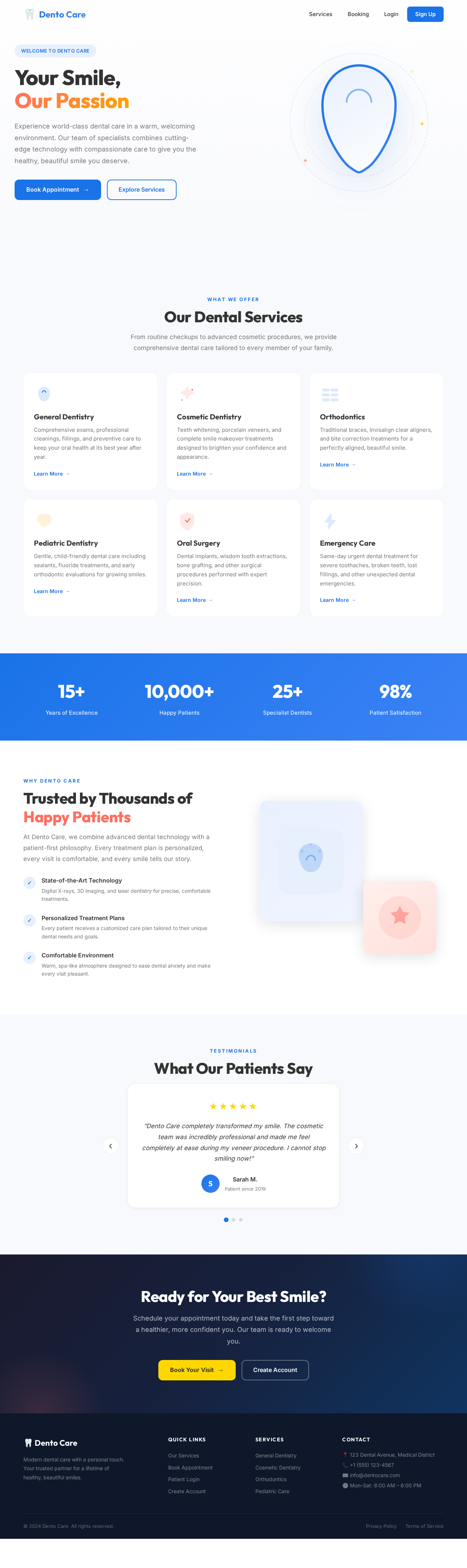 Landing design preview