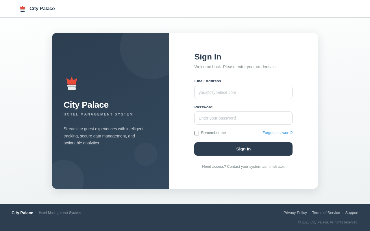 Login design preview