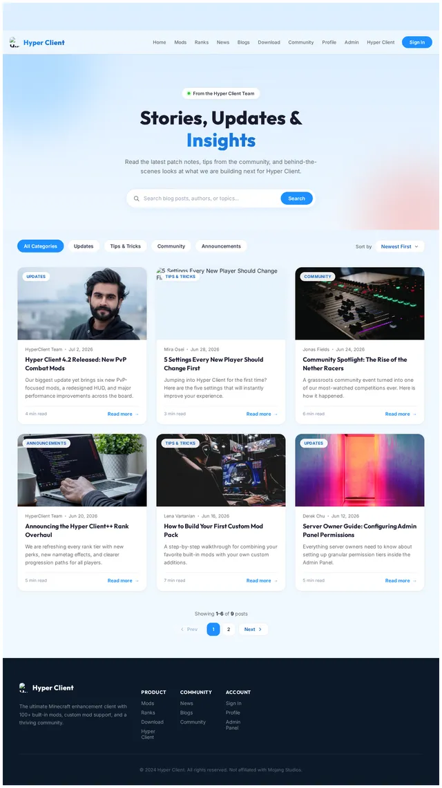 Blogs
