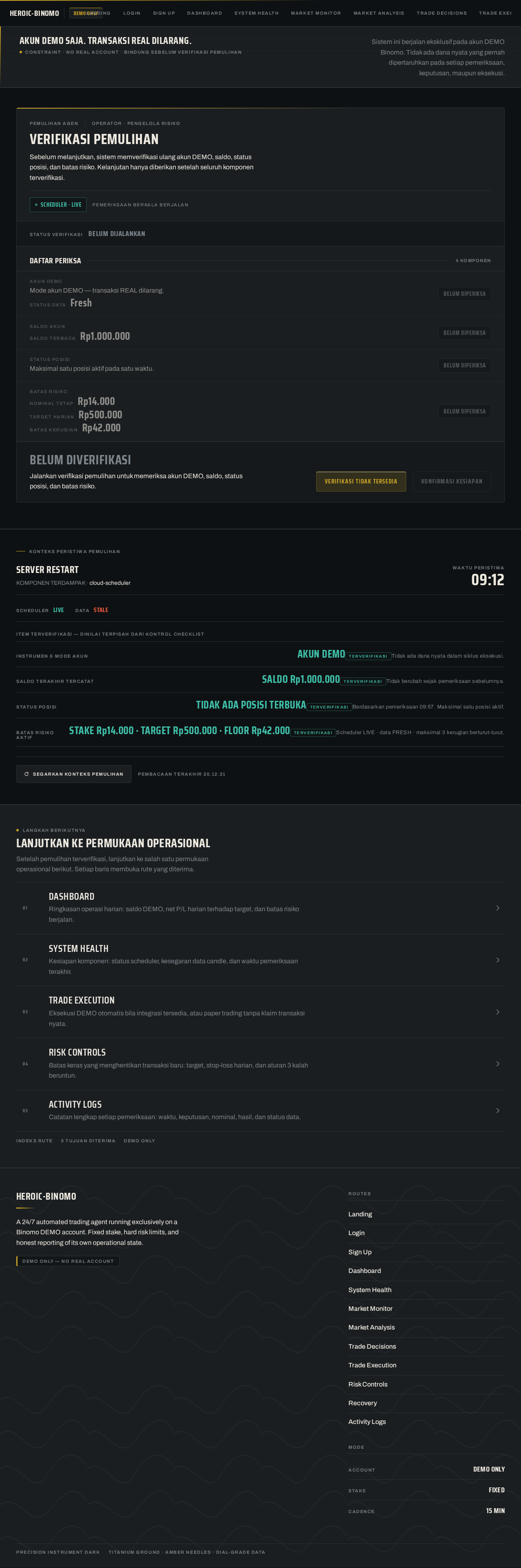 Recovery design preview