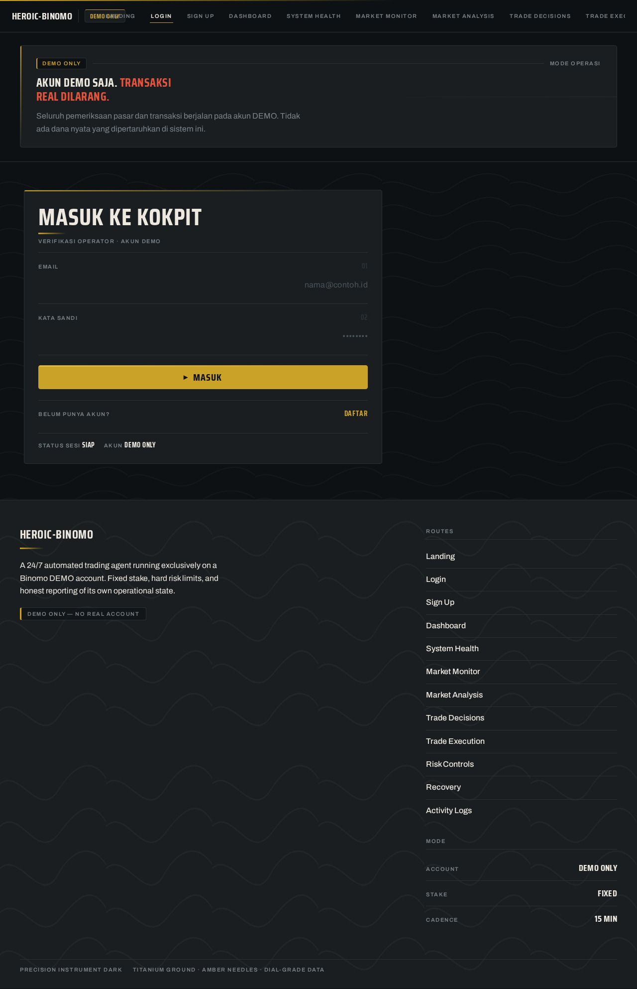 Login design preview