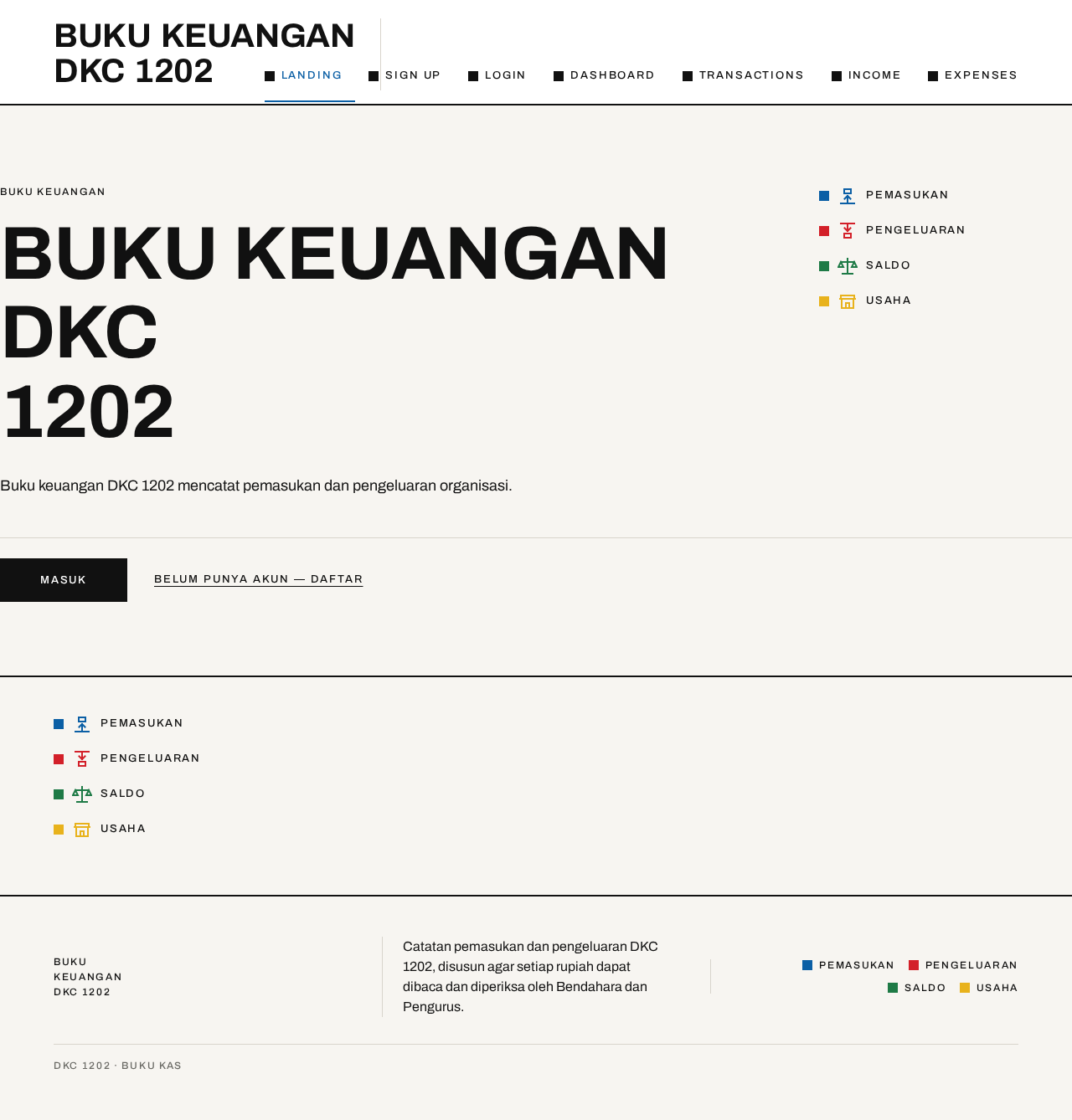 Landing design preview