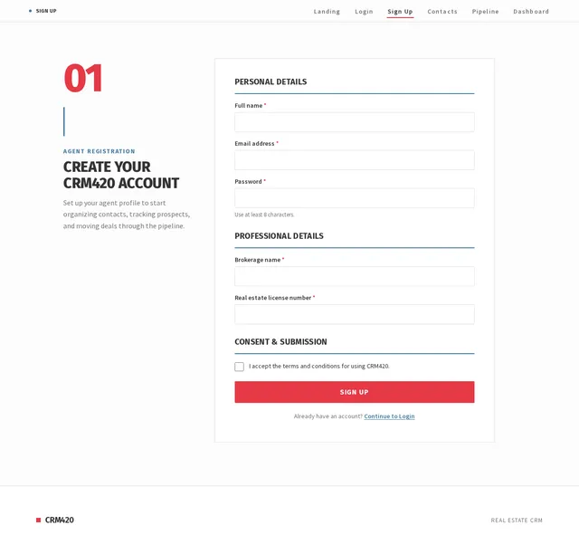 Sign Up