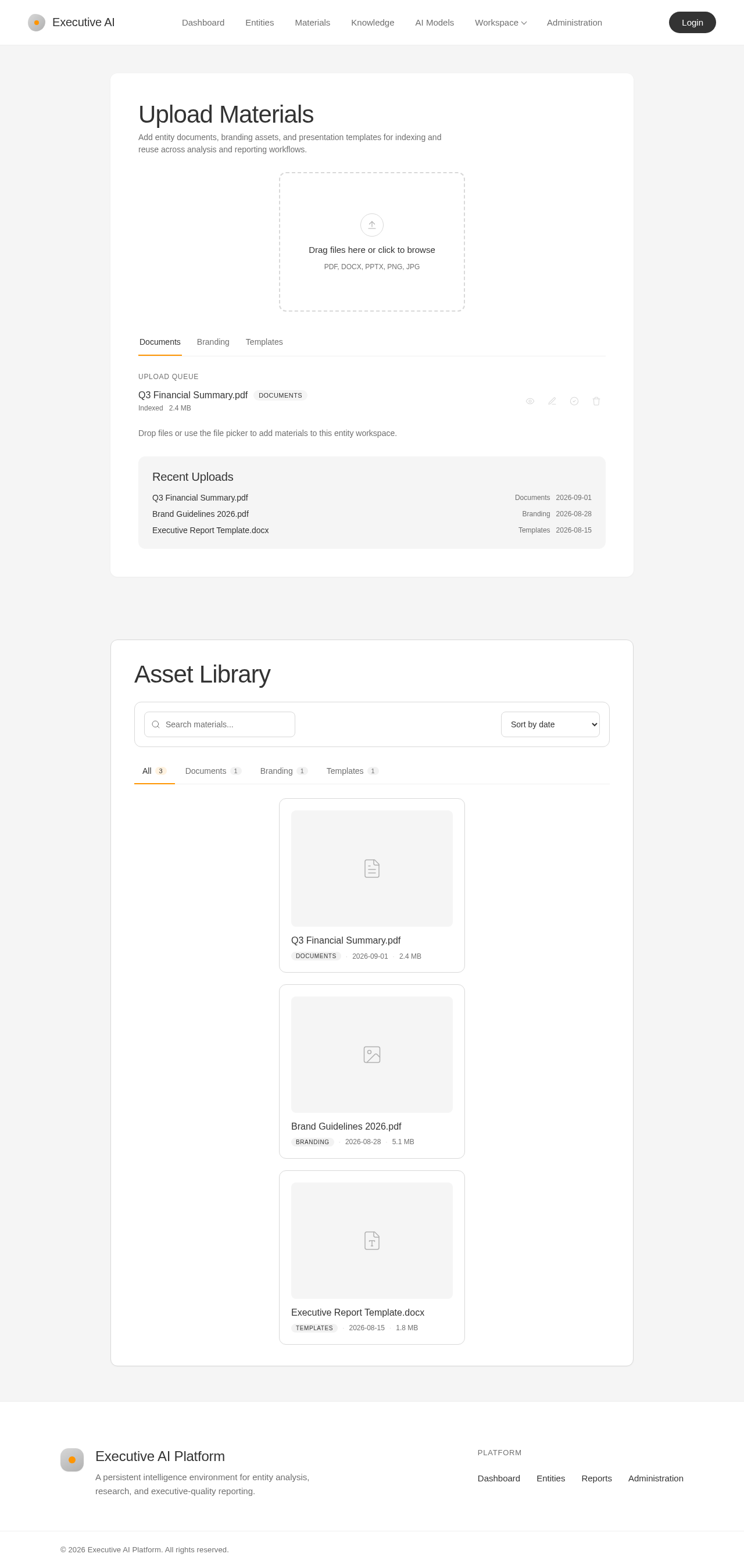 Materials design preview