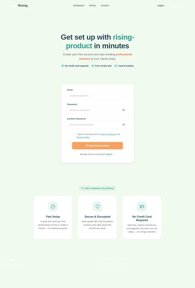 Signup