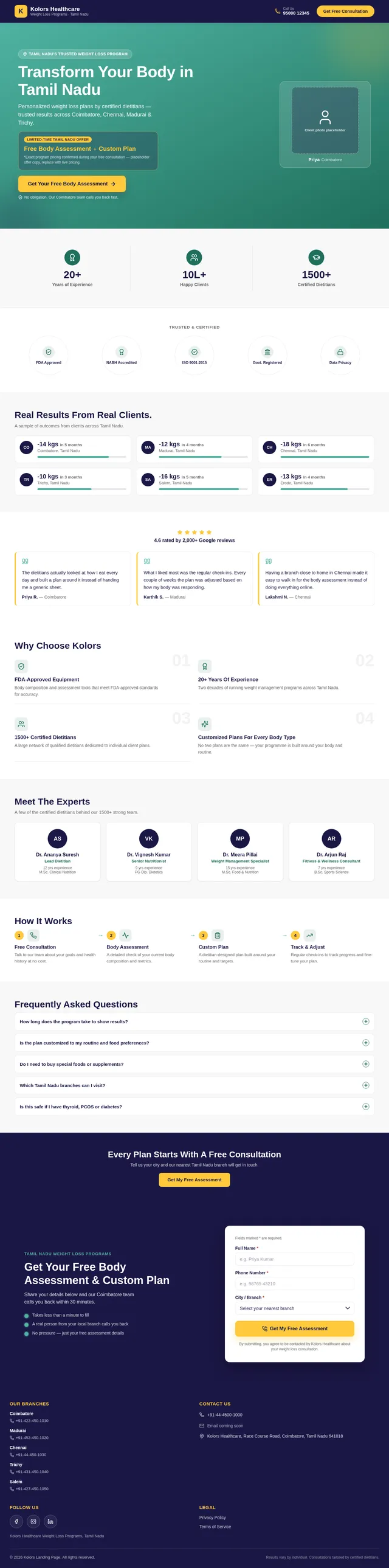 Landing Page