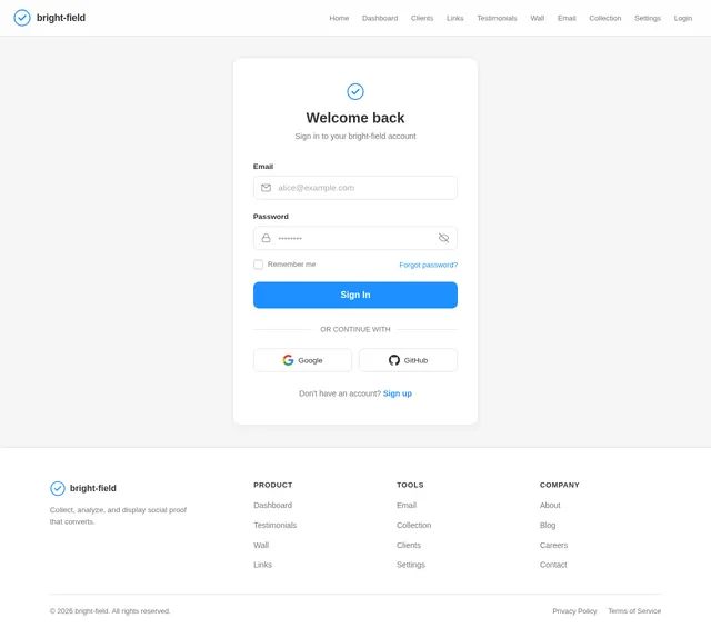 Login