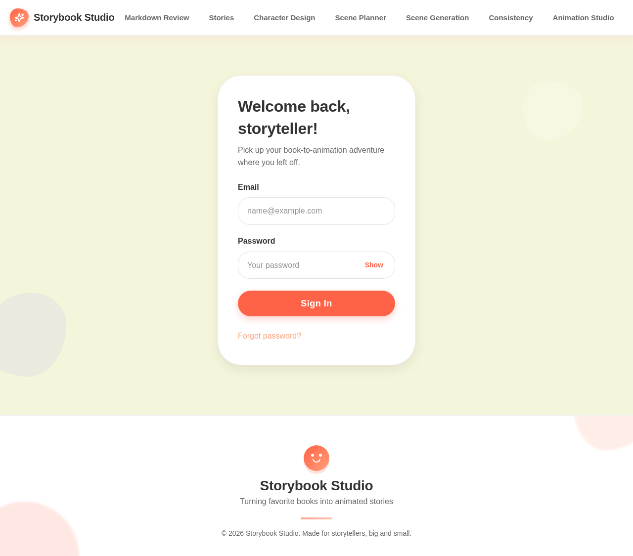 Login design preview