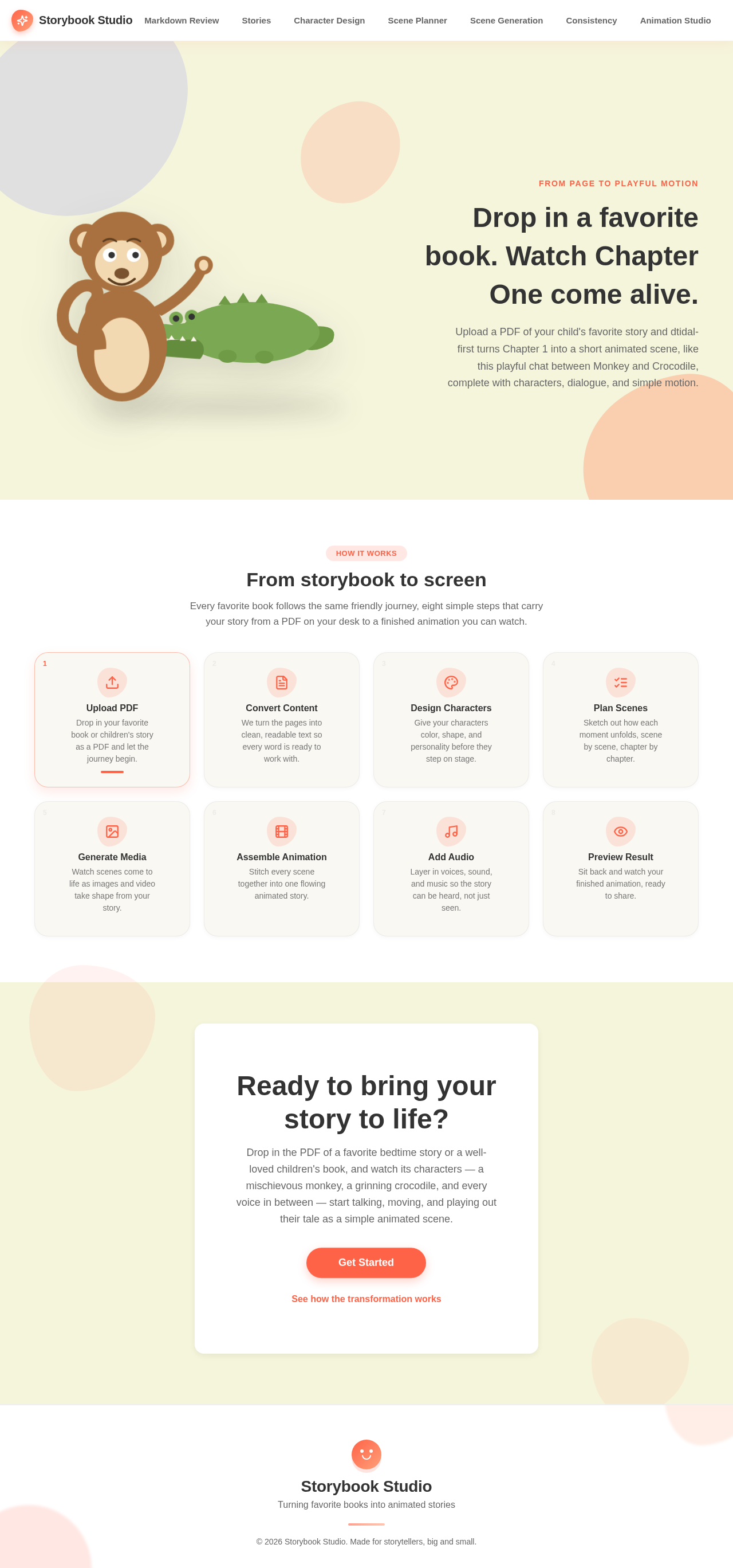 Landing design preview