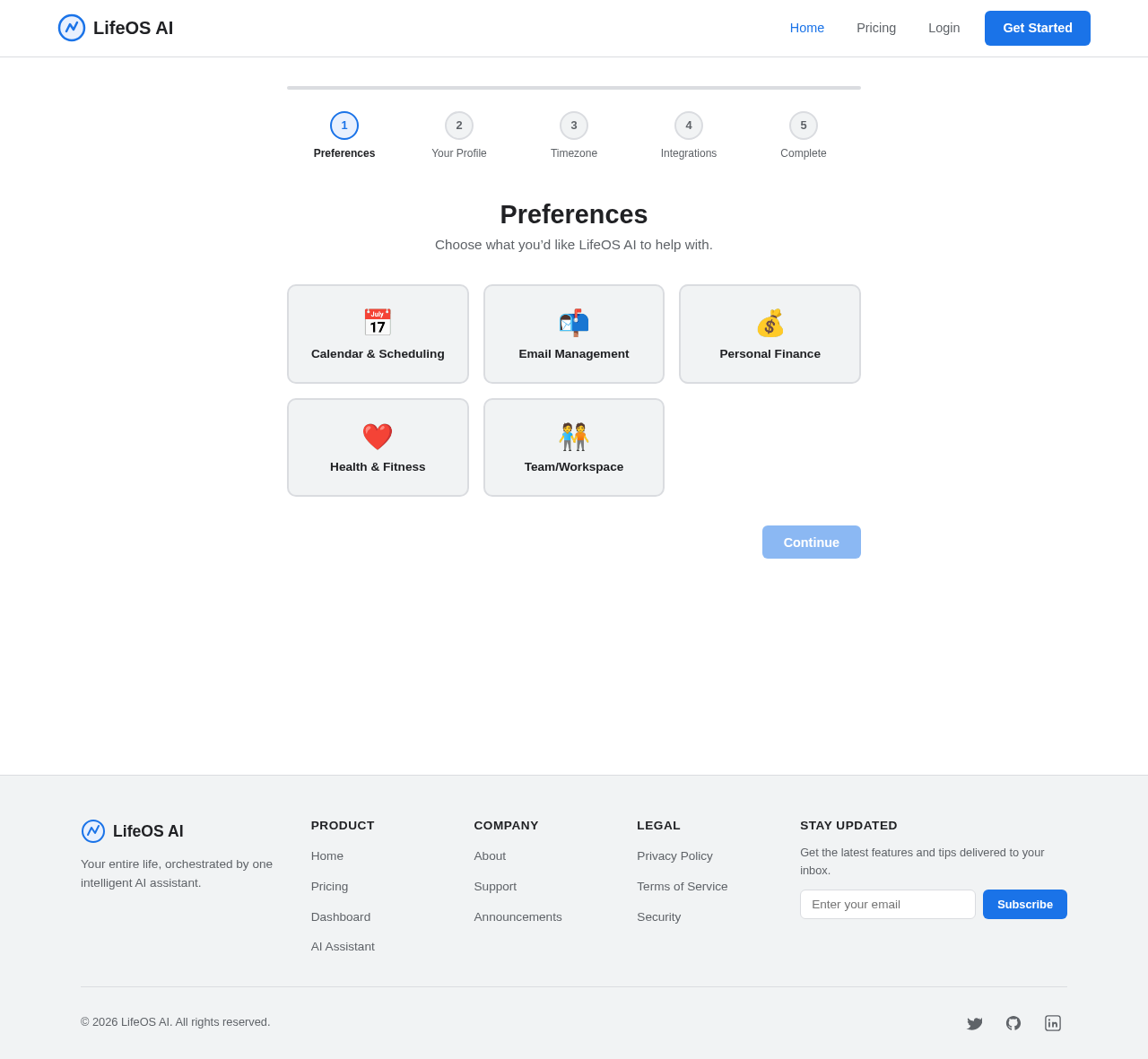 Onboarding design preview