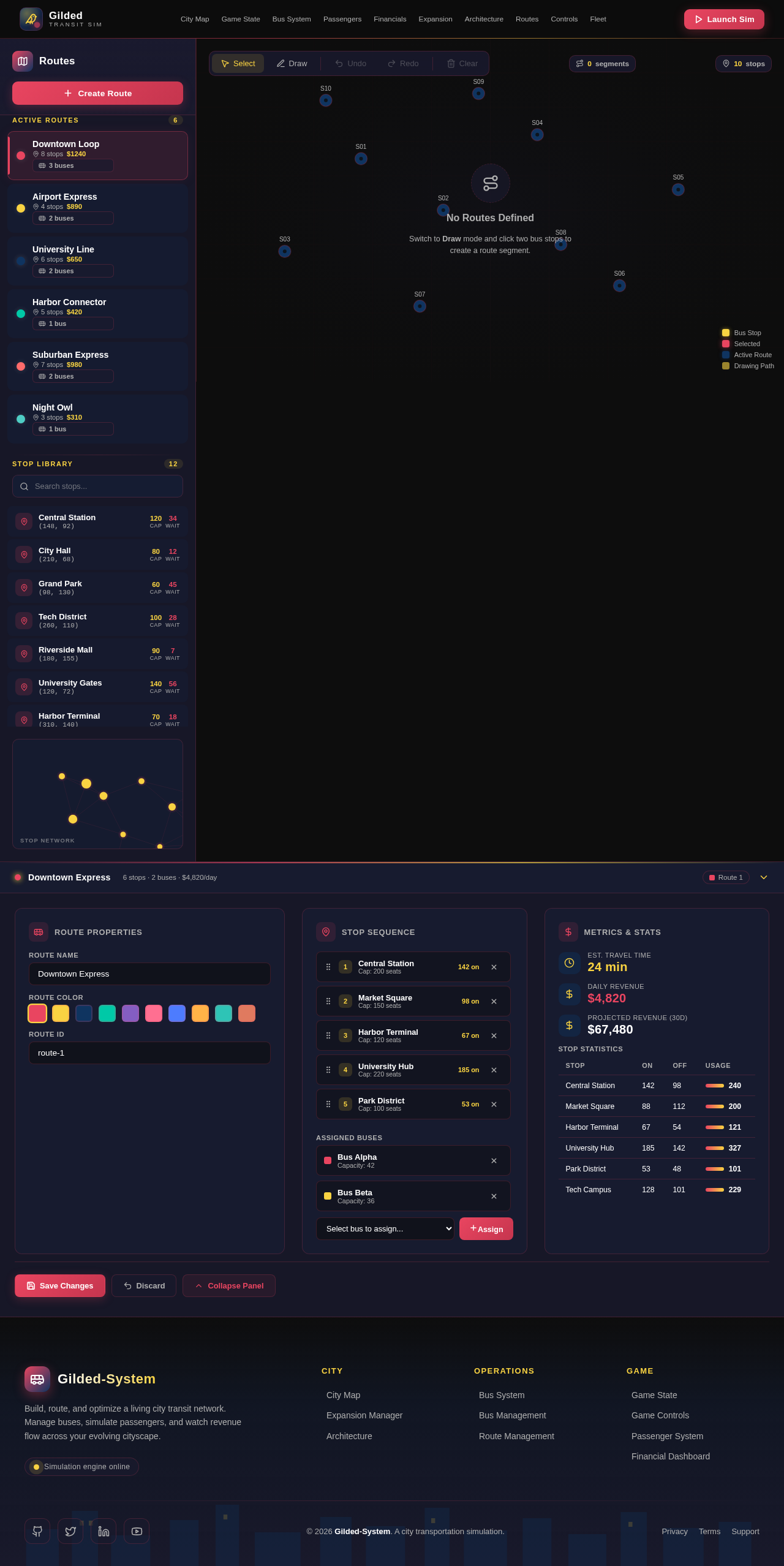 RouteManagement design preview