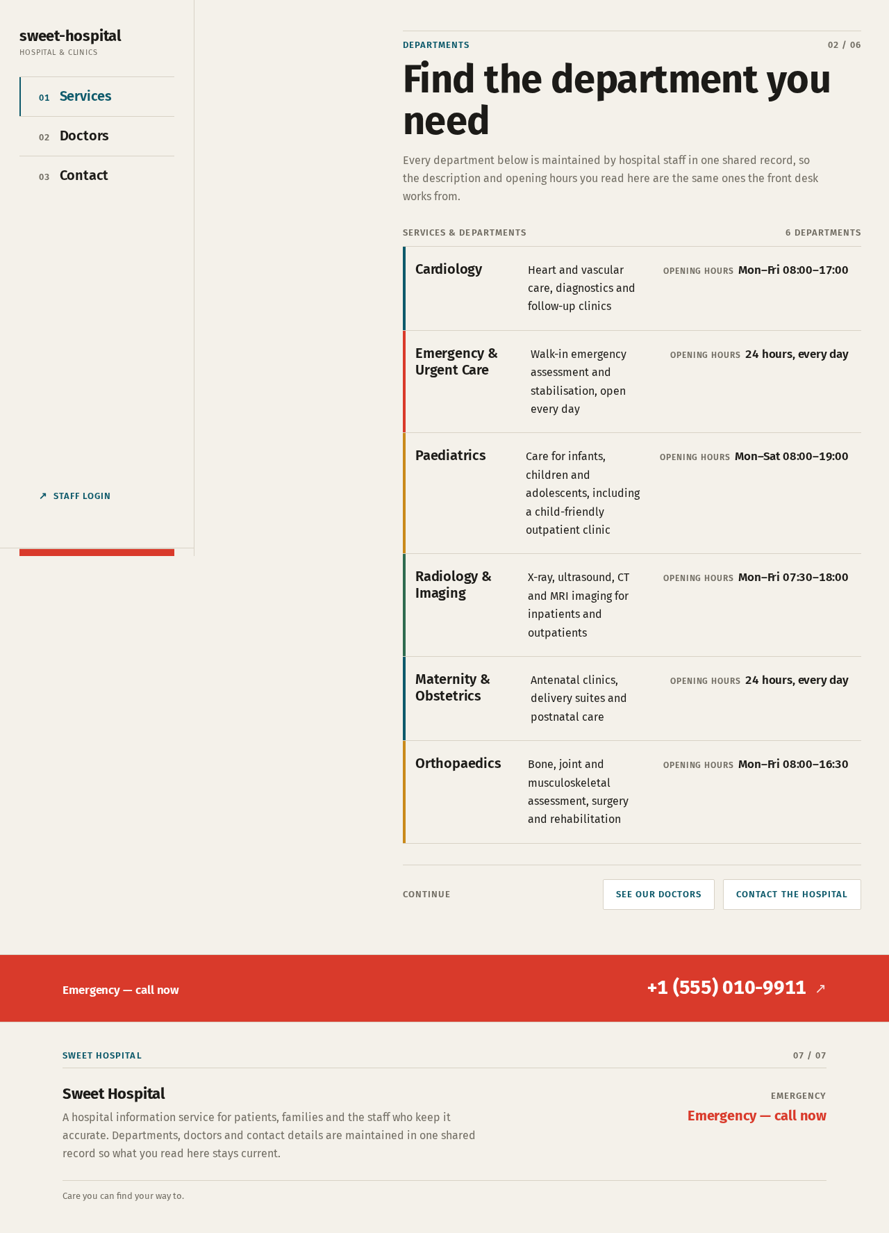 Services design preview