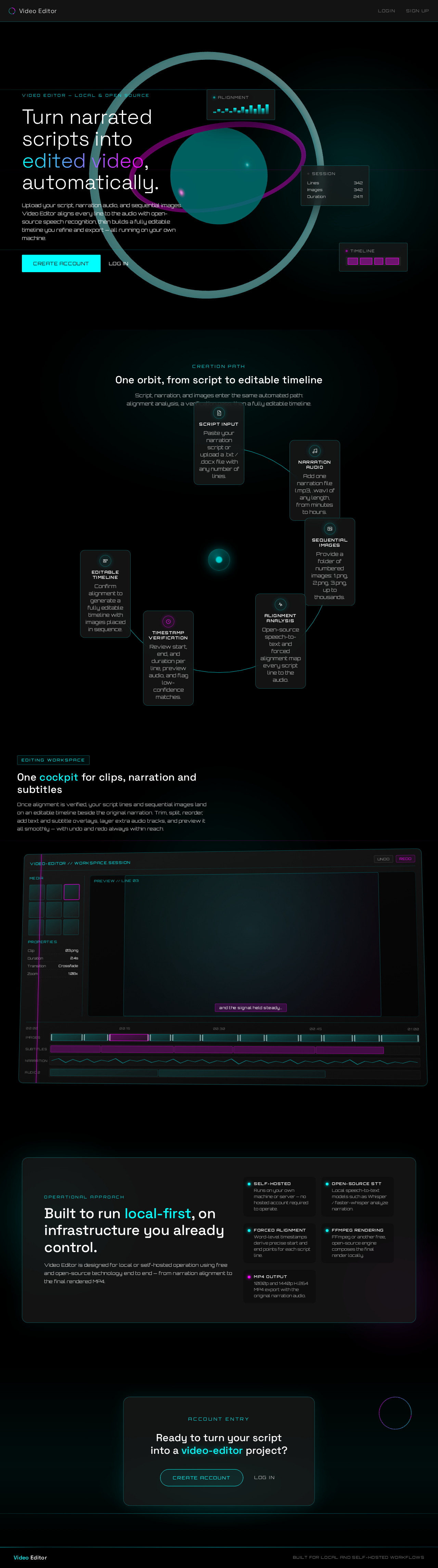 Landing design preview