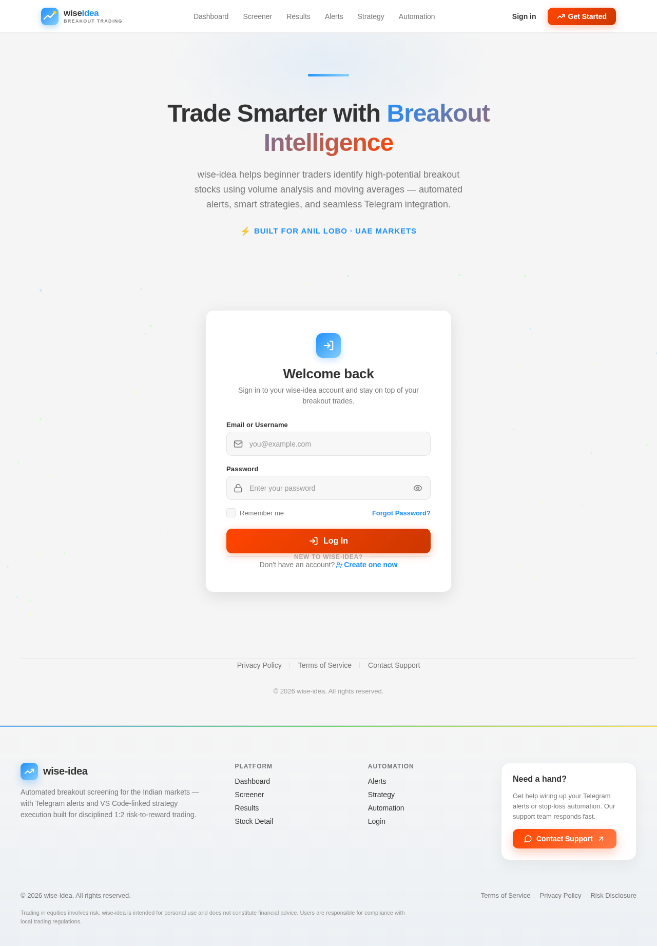 Login design preview