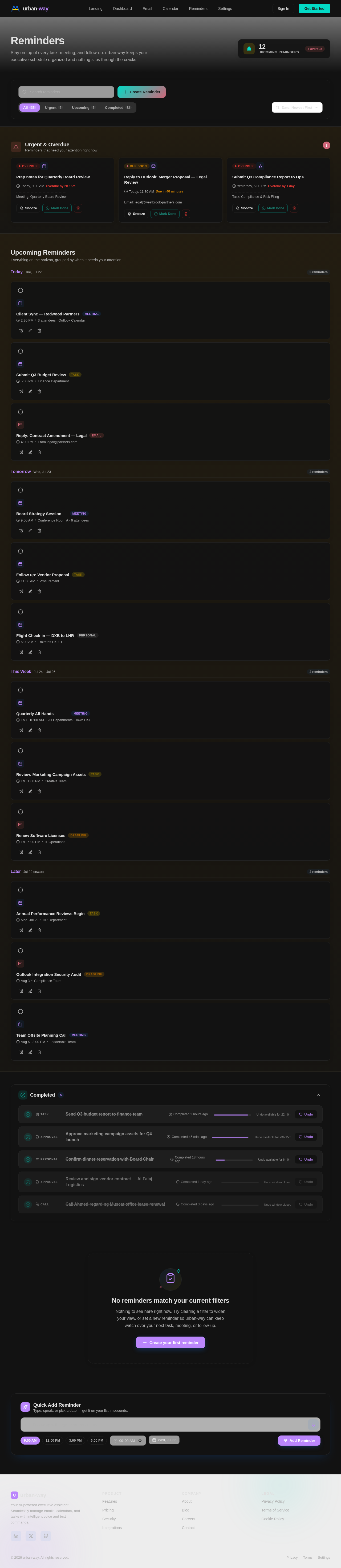 Reminders design preview
