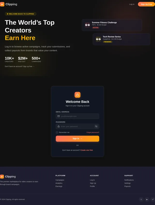Login