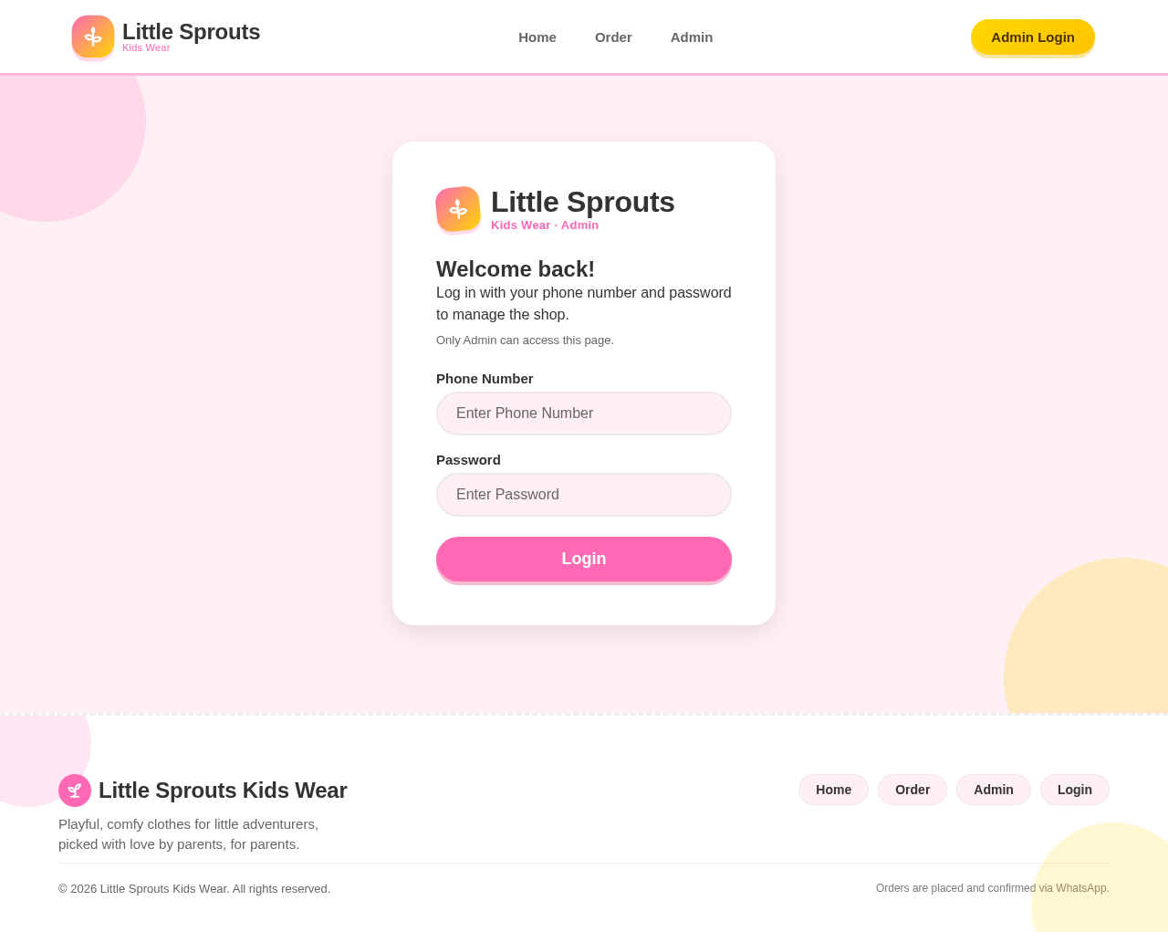 Login design preview