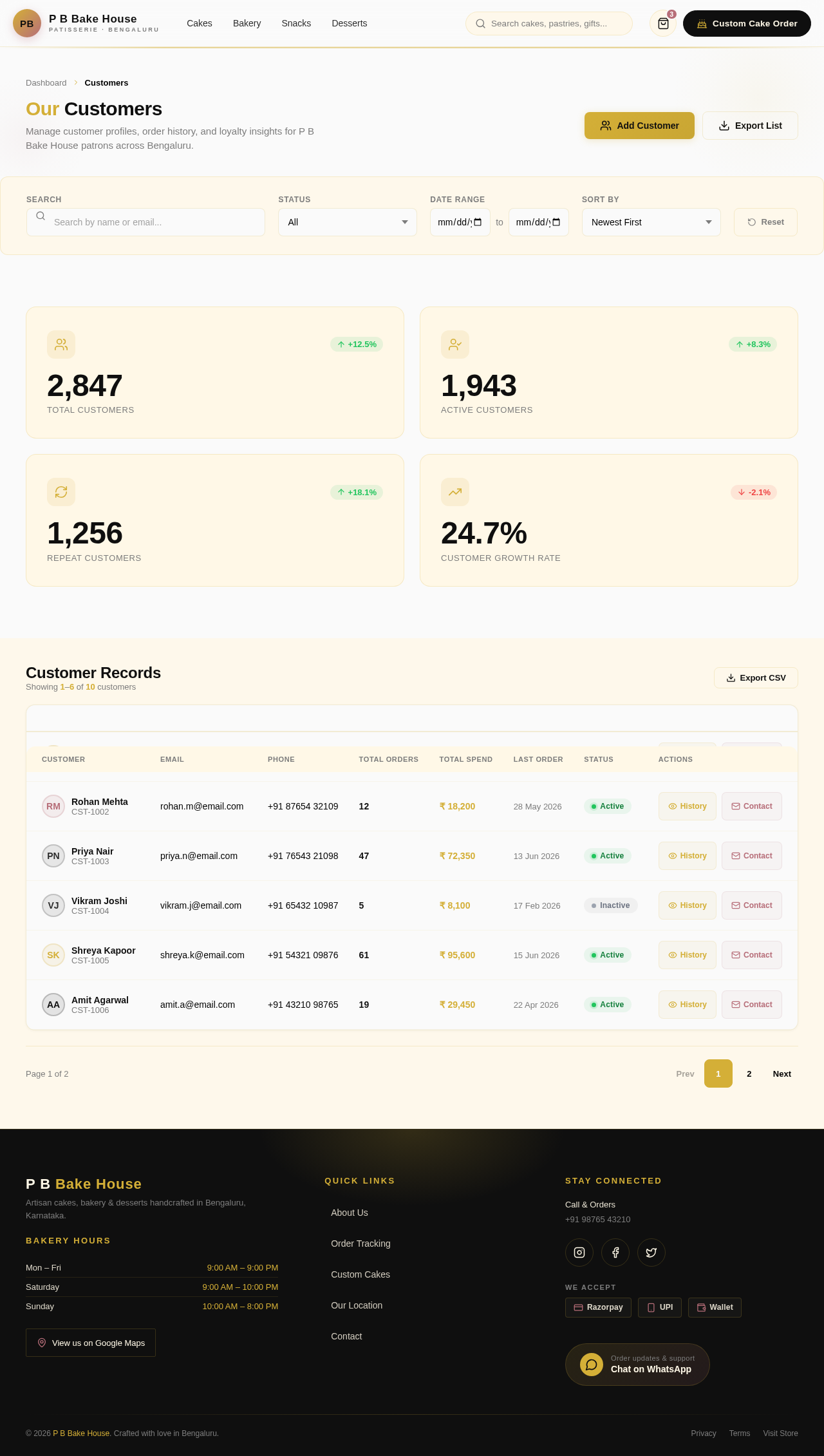 Customers design preview