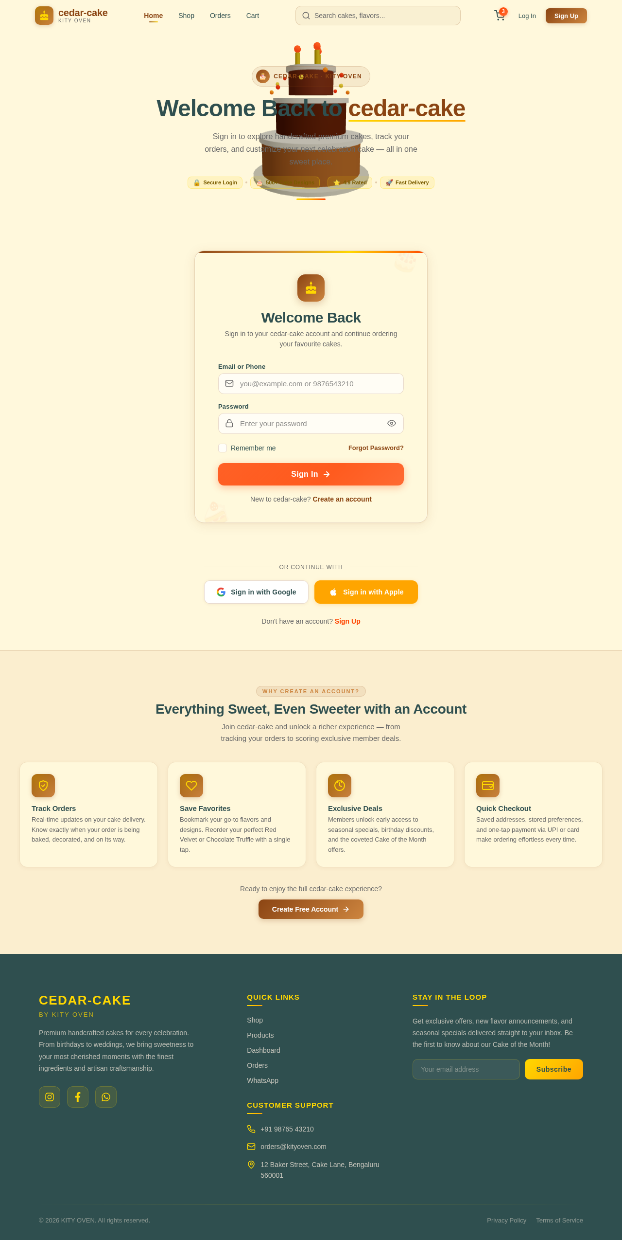 Login design preview