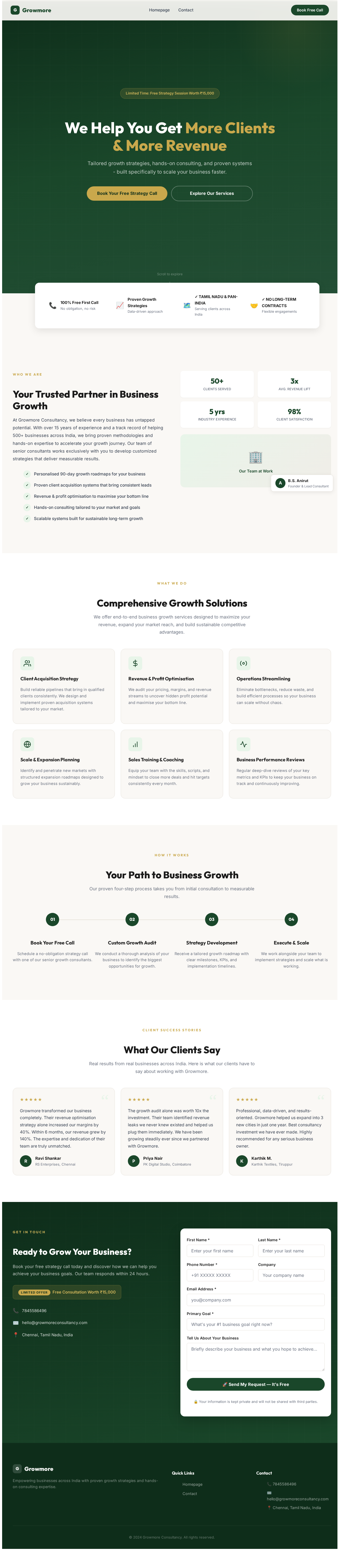 Homepage design preview