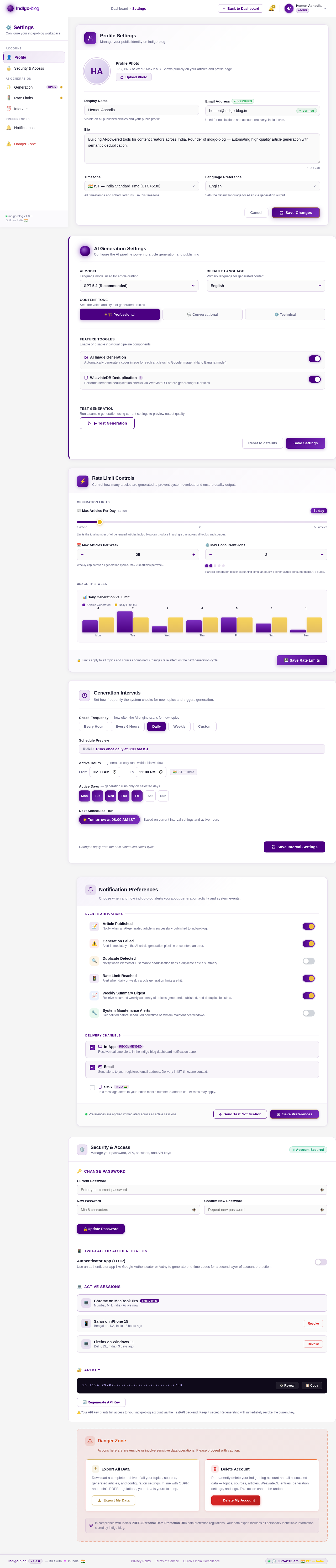 Settings design preview