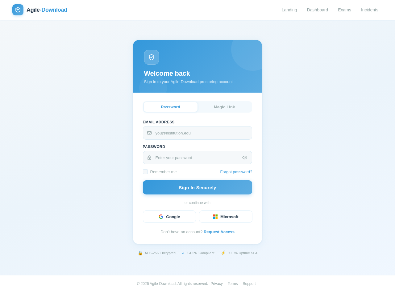 Login design preview