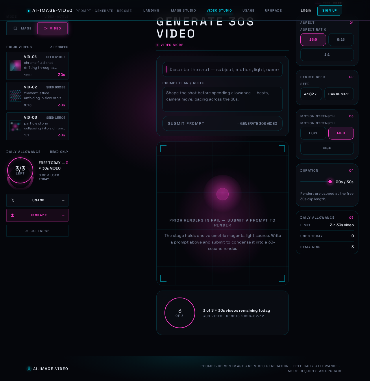 Video Studio design preview