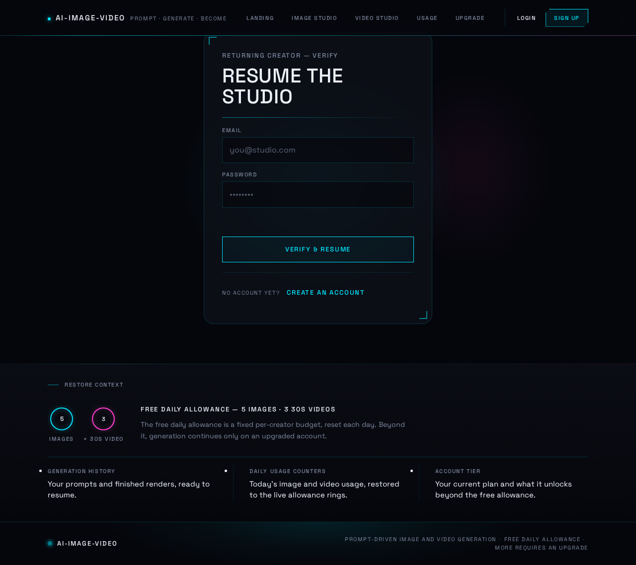 Login design preview