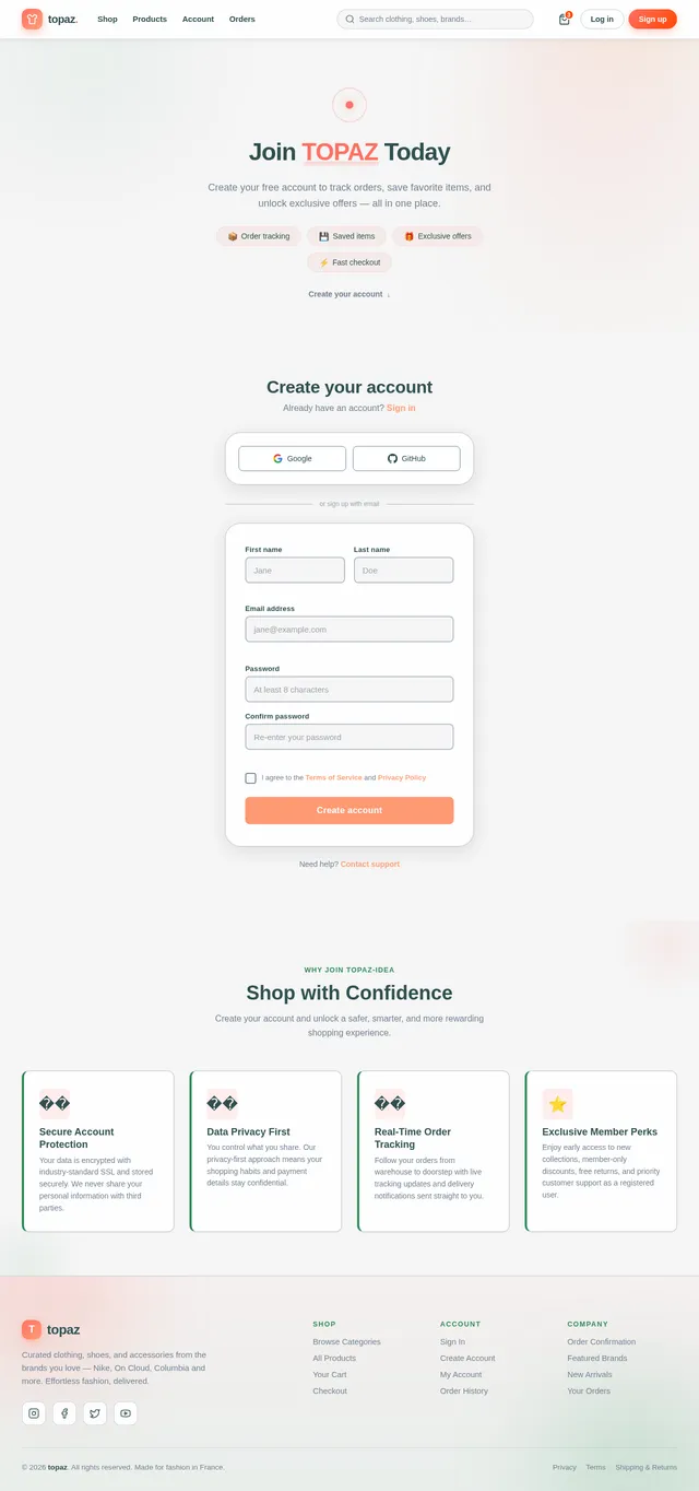 Signup