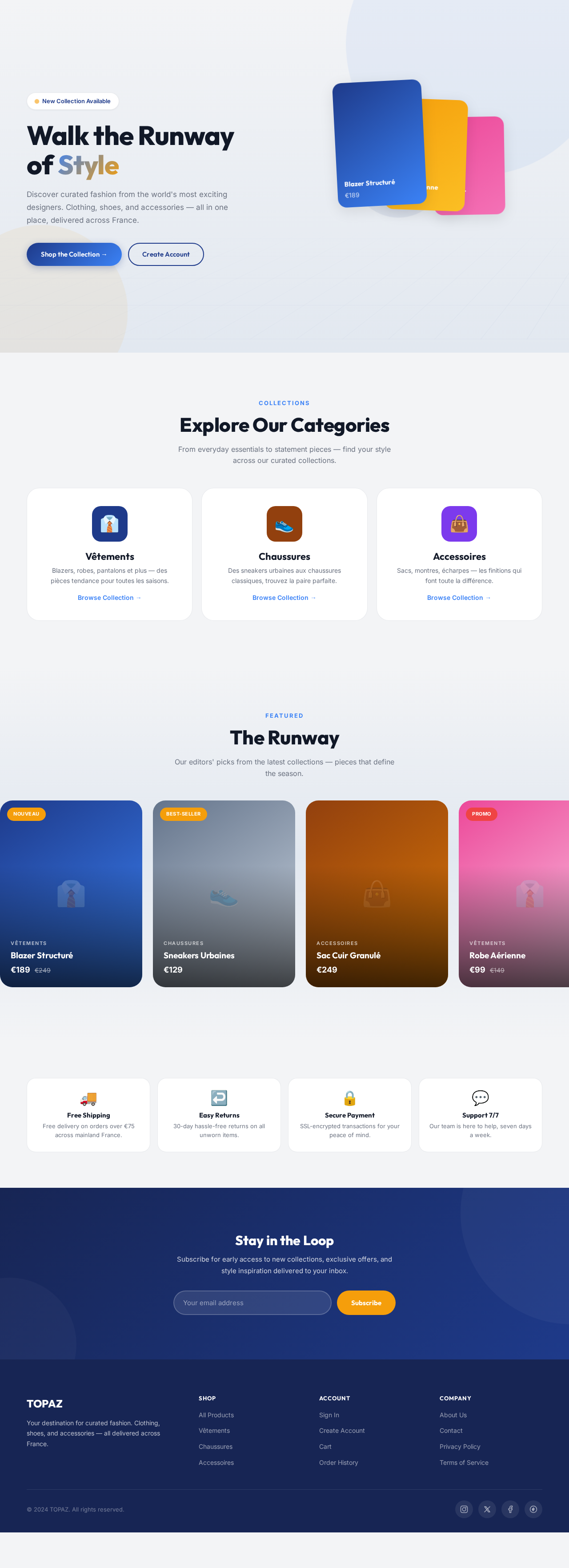 Homepage design preview