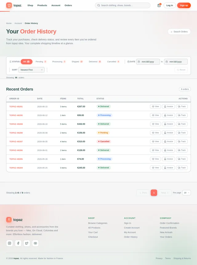 OrderHistory