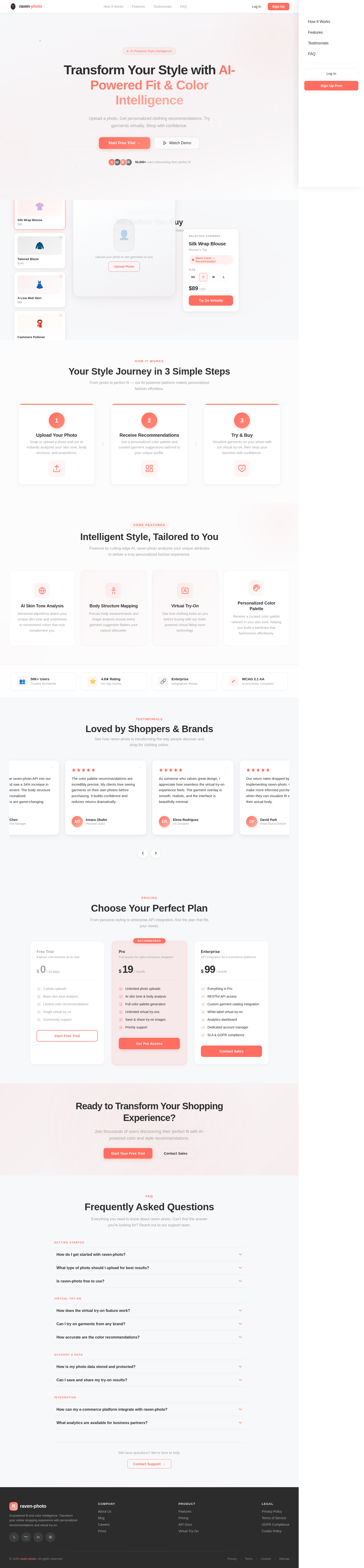 Landing design preview