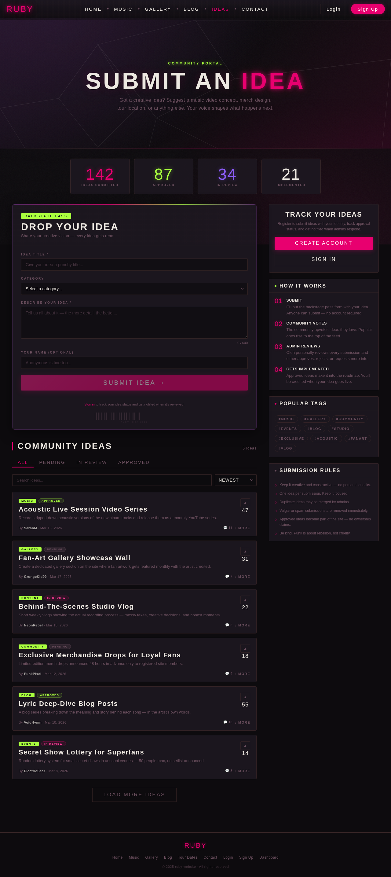 Ideas design preview