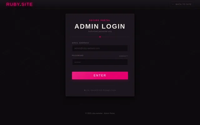 Admin Login
