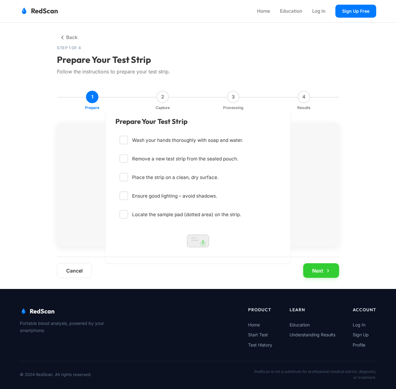 TestWizard design preview