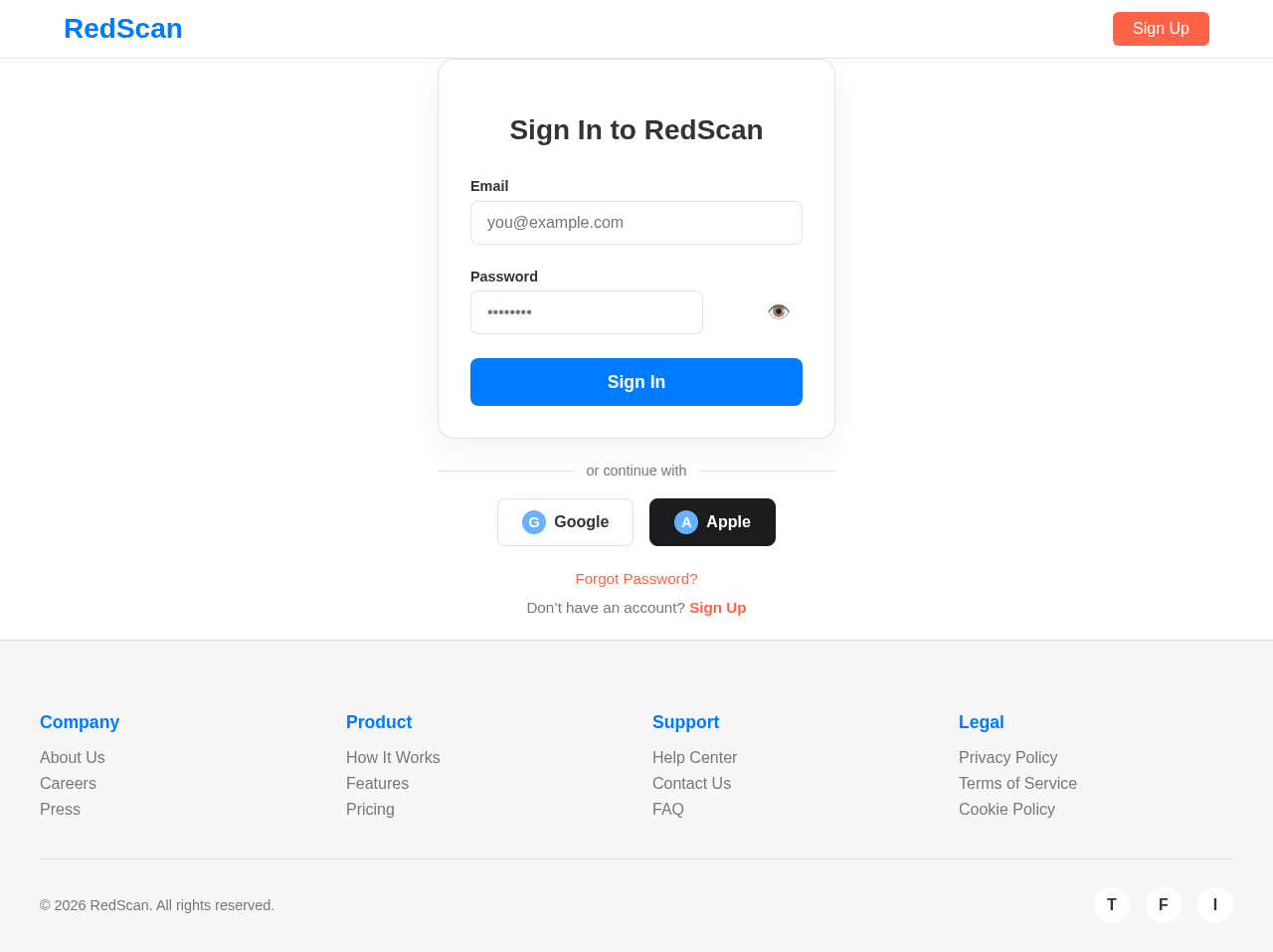 Login design preview