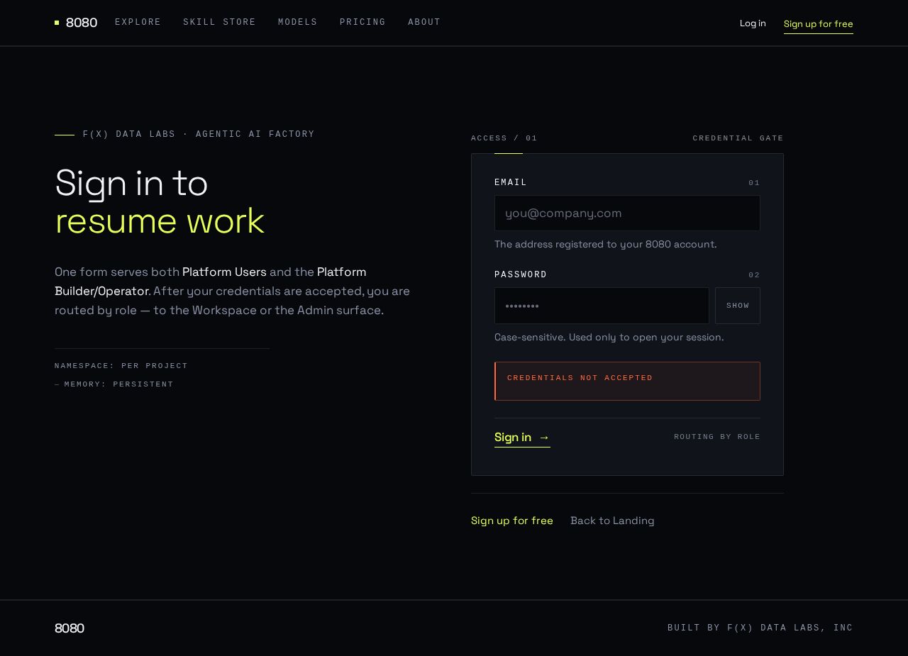 Login design preview