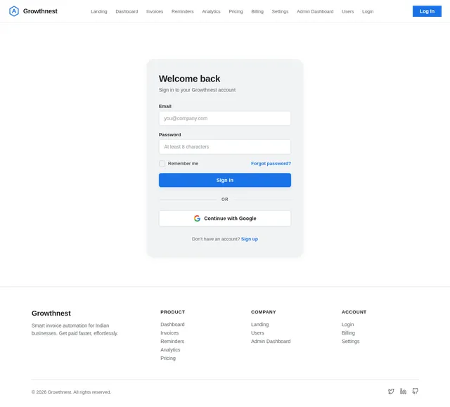 Login