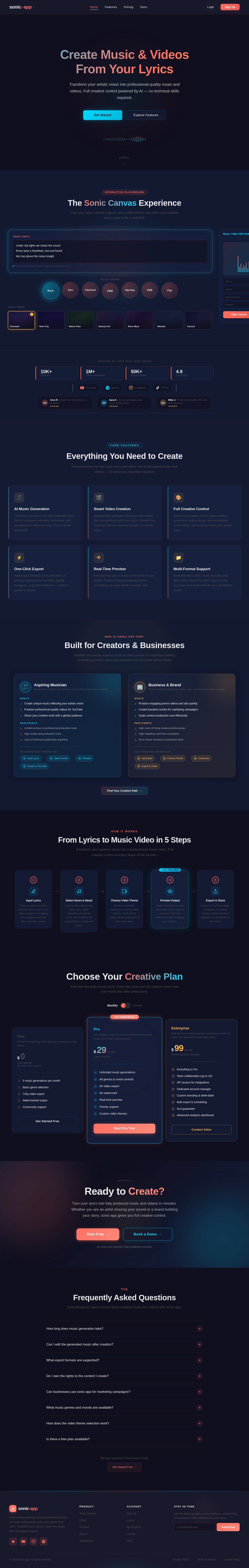 Landing design preview