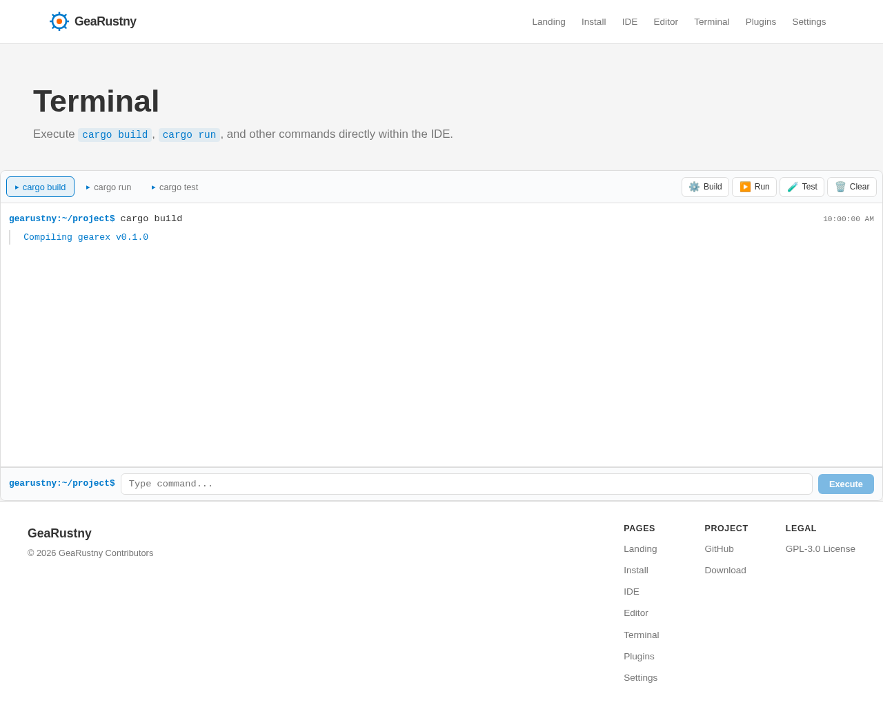 Terminal design preview