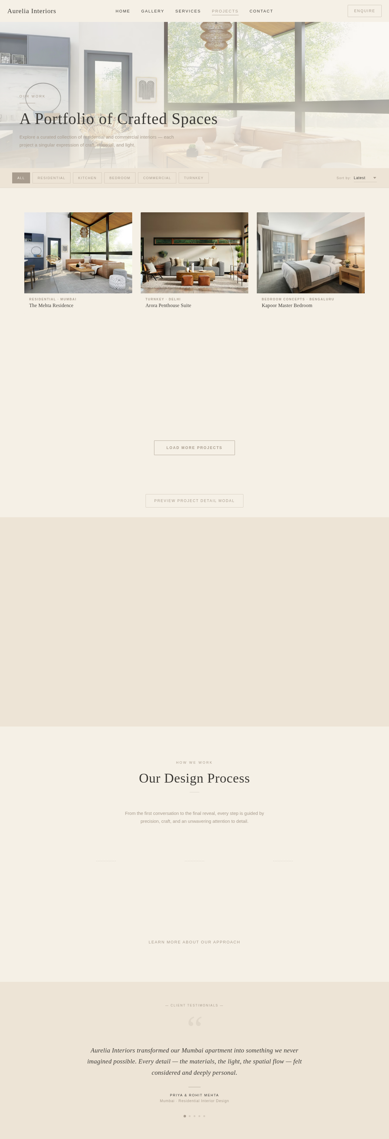 Projects design preview