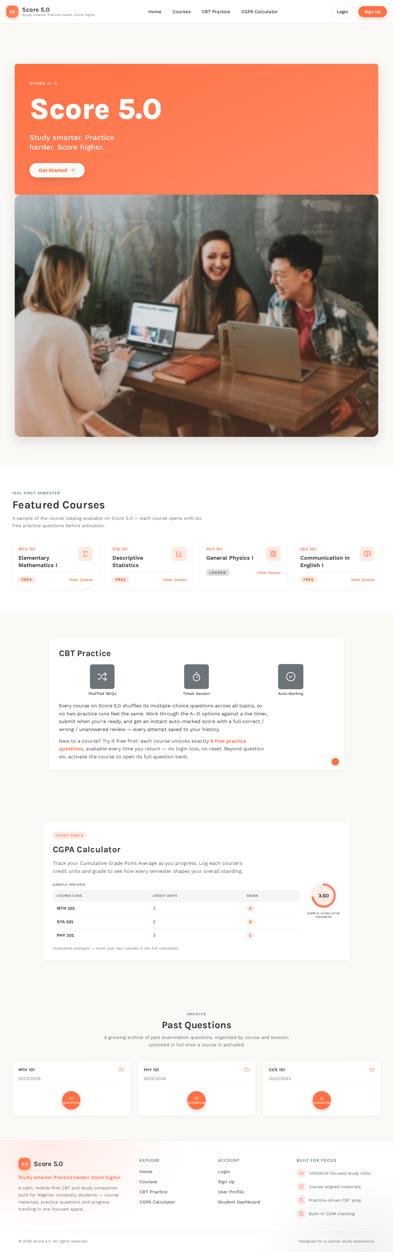 HOME PAGE design preview