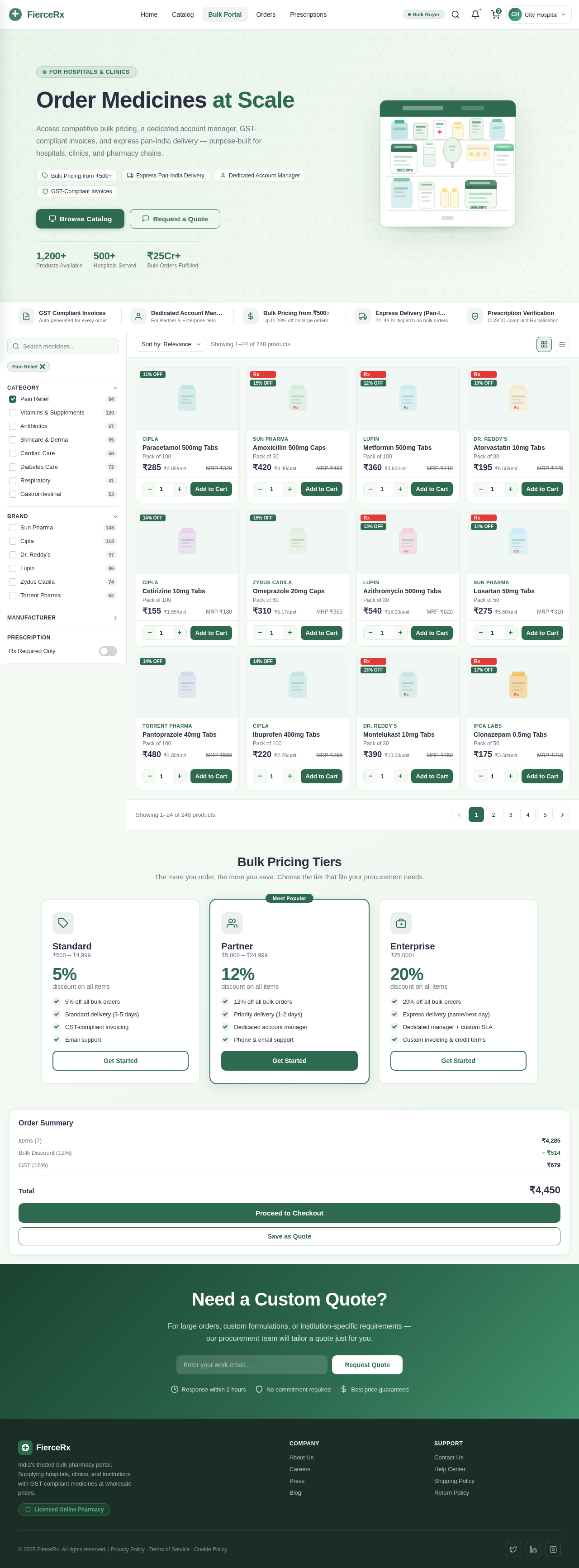 Bulk Portal design preview