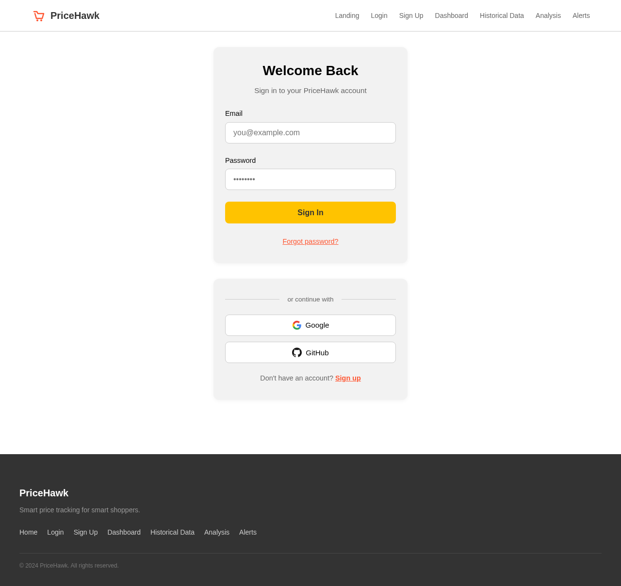 Login design preview