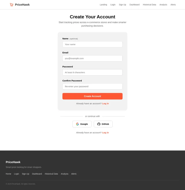 Signup