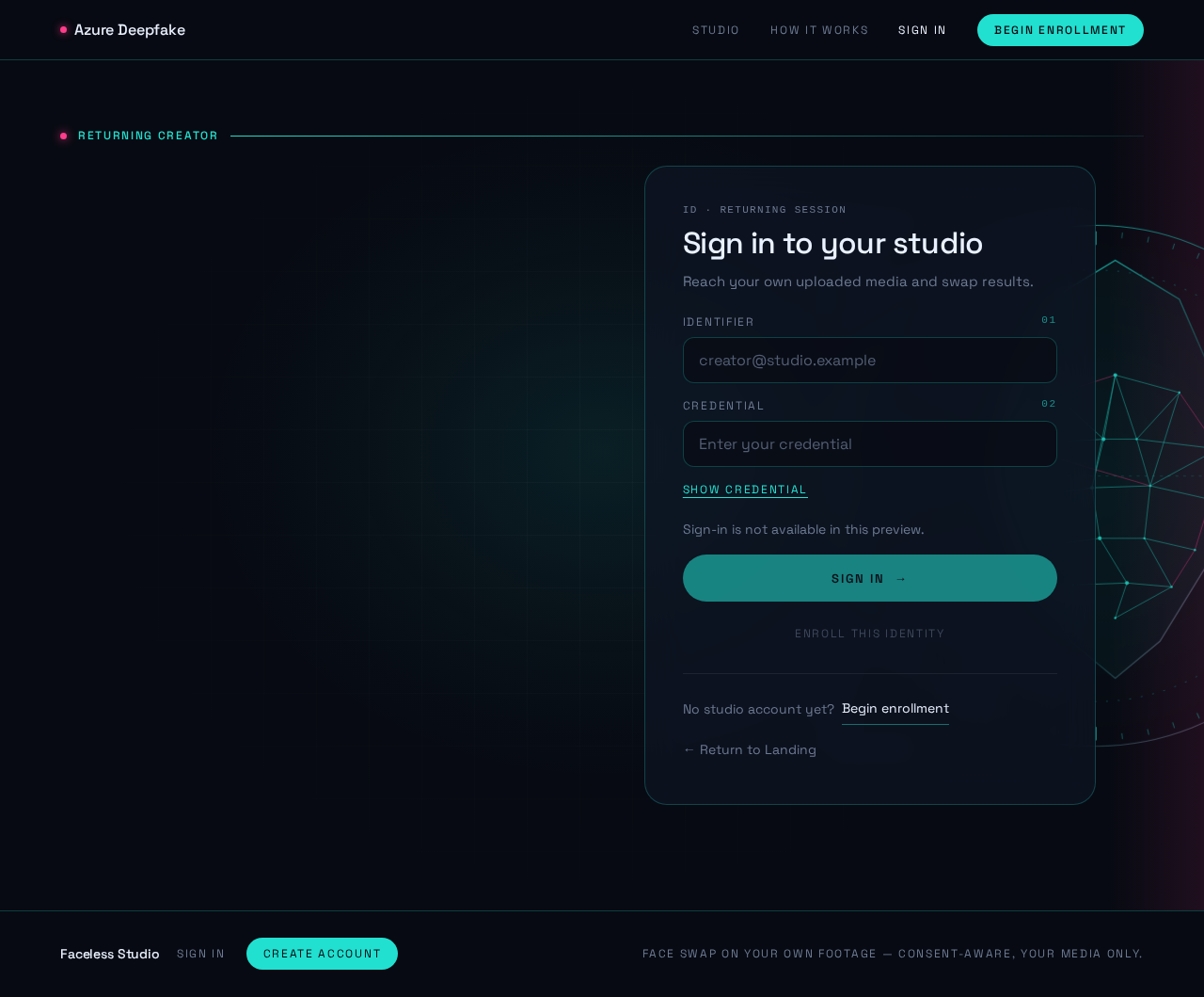 Login design preview